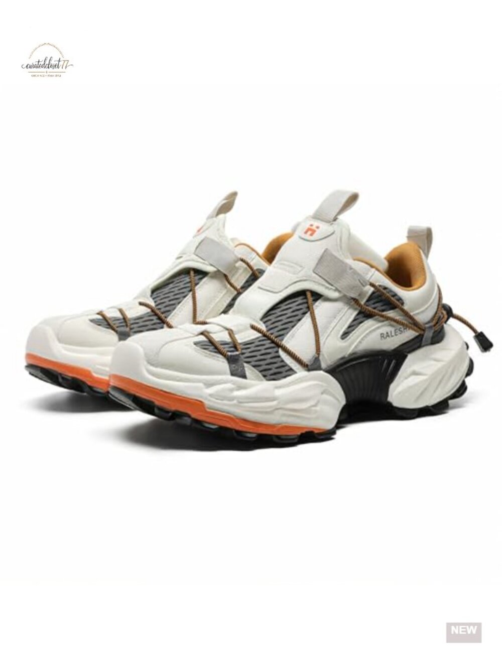 Platform Sneakers Chunky Dad Shoes Quick-Lace Mesh Retro Walking